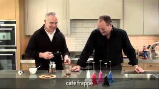 How to make a frappé coffee using an aerolatte milk frother [upl. by Shuping624]