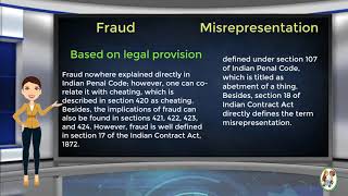 What is Difference Between Fraud amp Misrepresentation [upl. by Einneg848]