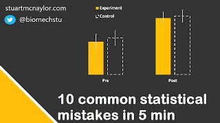 Ten Statistical Mistakes in 5 Min [upl. by Lehpar]