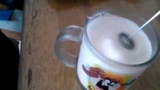 Aerolatte Review Frothing Cold Milk In Under 1 Minute [upl. by Aubrette]